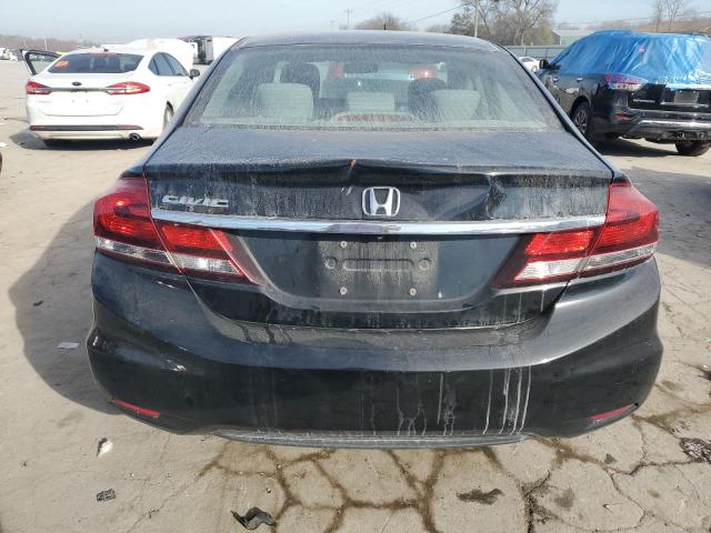 19XFB2F53EE029235 - 2014 HONDA CIVIC LX BLACK photo 6