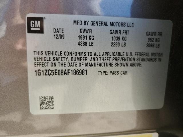 1G1ZC5E08AF186981 - 2010 CHEVROLET MALIBU 1LT 棕色 照片 13