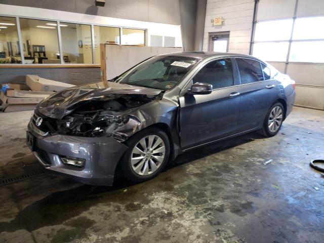 1HGCR2F78FA102654 - 2015 HONDA ACCORD EX GRAY photo 1