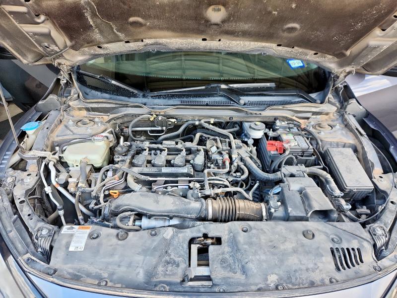 19XFC1F79KE015294 - 2019 HONDA CIVIC EXL Մոխրագույն լուսանկար 11