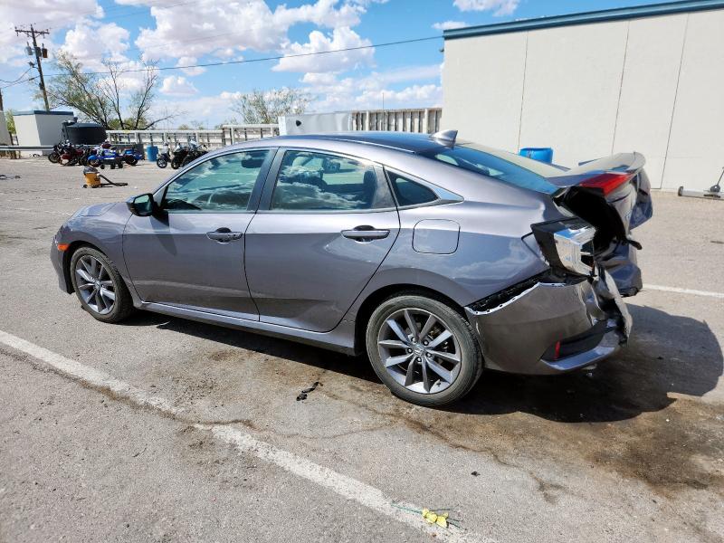 19XFC1F79KE015294 - 2019 HONDA CIVIC EXL Մոխրագույն լուսանկար 2