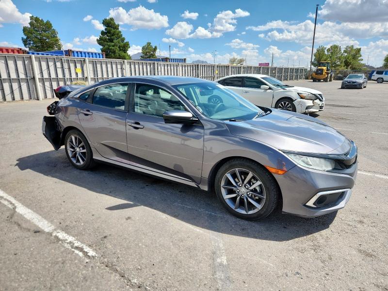 19XFC1F79KE015294 - 2019 HONDA CIVIC EXL Մոխրագույն լուսանկար 4