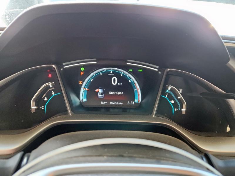 19XFC1F79KE015294 - 2019 HONDA CIVIC EXL Մոխրագույն լուսանկար 9