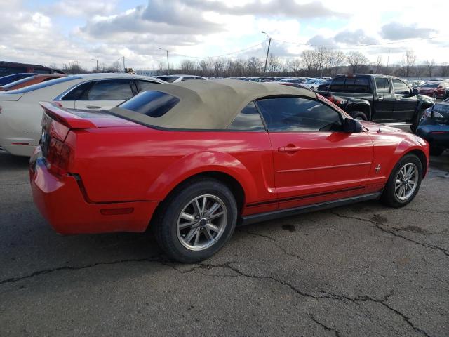 1ZVFT84N455199857 - 2005 FORD MUSTANG RED photo 3