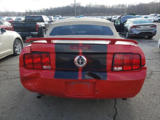 1ZVFT84N455199857 - 2005 FORD MUSTANG RED photo 6