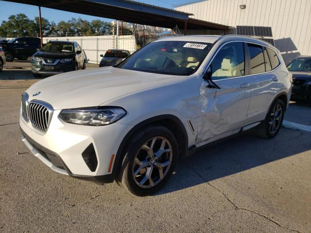 5UX43DP03N9N17445 - 2022 BMW X3 SDRIVE30I WHITE photo 1