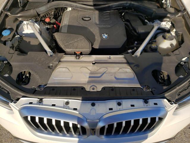 5UX43DP03N9N17445 - 2022 BMW X3 SDRIVE30I WHITE photo 12