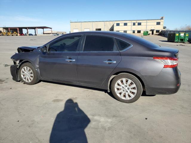 3N1AB7AP6DL613285 - 2013 NISSAN SENTRA S CHARCOAL photo 2