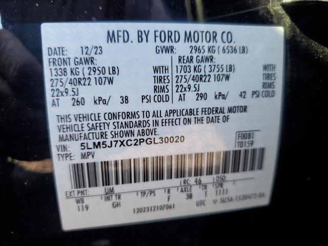 5LM5J7XC2PGL30020 - 2023 LINCOLN AVIATOR RESERVE 黑色 照片 13