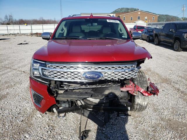 1FMJK1MT7LEA25716 - 2020 FORD EXPEDITION MAX PLATINUM RED photo 5