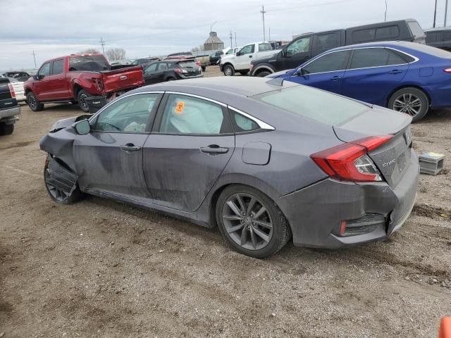 19XFC1F30LE022407 - 2020 HONDA CIVIC EX GRAY photo 2