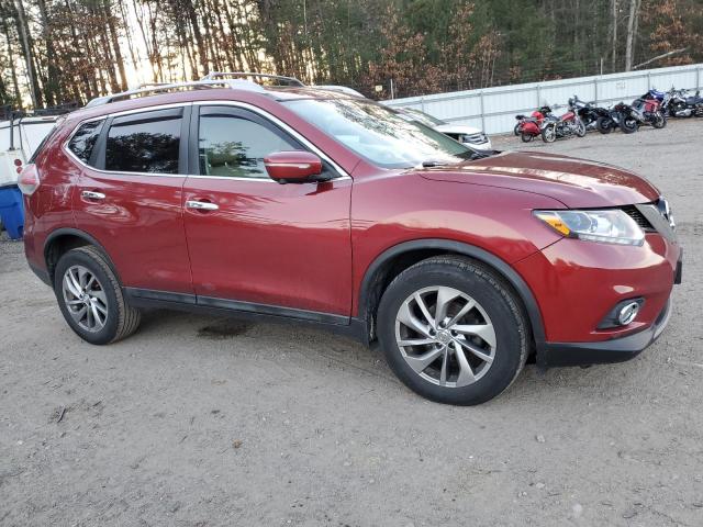 5N1AT2MVXFC886764 - 2015 NISSAN ROGUE S RED photo 4