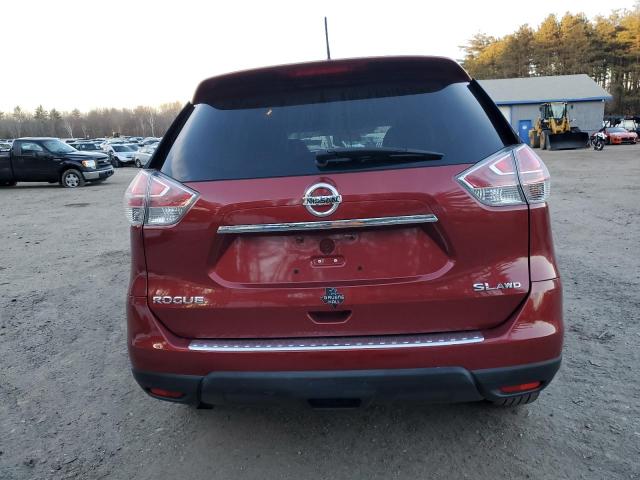 5N1AT2MVXFC886764 - 2015 NISSAN ROGUE S RED photo 6