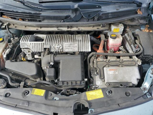 JTDKN3DUXC5507603 - 2012 TOYOTA PRIUS 青色 照片 11