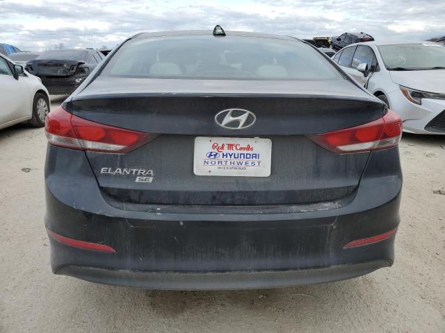 5NPD74LF9HH073676 - 2017 HYUNDAI ELANTRA SE BLACK photo 6