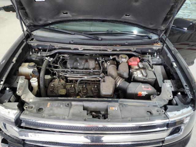 2FMGK5C89KBA17318 - 2019 FORD FLEX SEL Schwarz Foto 12