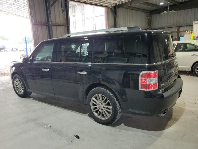 2FMGK5C89KBA17318 - 2019 FORD FLEX SEL Schwarz Foto 2