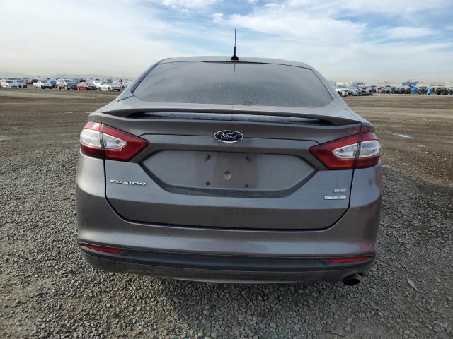 3FA6P0HR2DR126252 - 2013 FORD FUSION SE GRAY photo 6