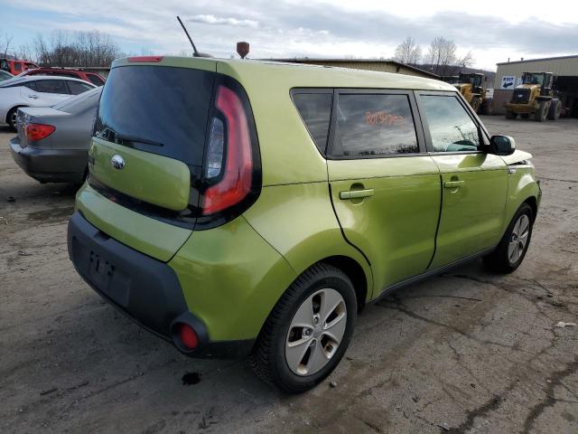 KNDJN2A29E7041016 - 2014 KIA SOUL GREEN photo 3