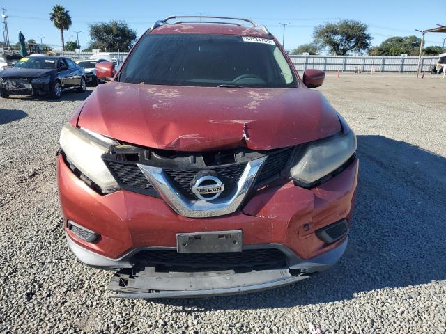 KNMAT2MT7GP662199 - 2016 NISSAN ROGUE S RED photo 5