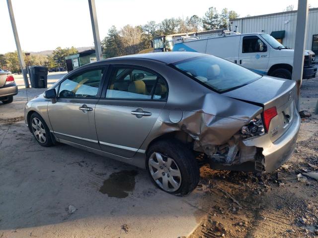 1HGFA16516L059986 - 2006 HONDA CIVIC LX SILVER photo 2