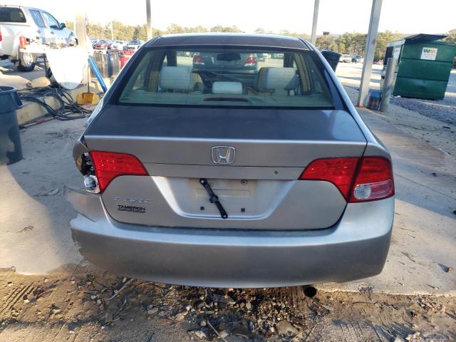 1HGFA16516L059986 - 2006 HONDA CIVIC LX SILVER photo 6