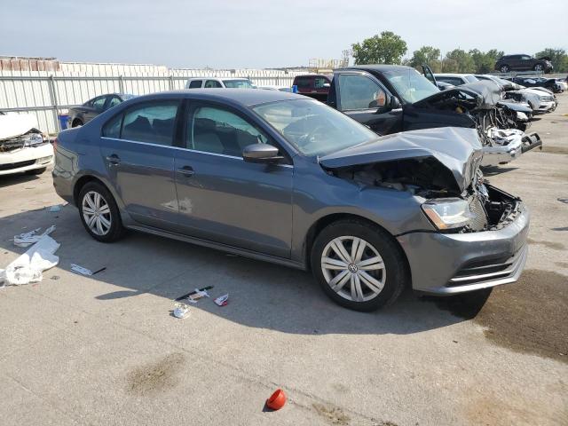 3VW2B7AJ5HM252545 - 2017 VOLKSWAGEN JETTA S BLUE photo 4