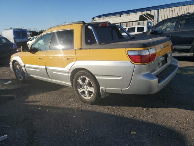 4S4BT61CX37100657 - 2003 SUBARU BAJA YELLOW photo 2