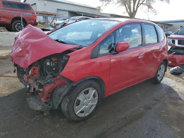 JHMGE8H3XDC075479 - 2013 HONDA FIT RED photo 1