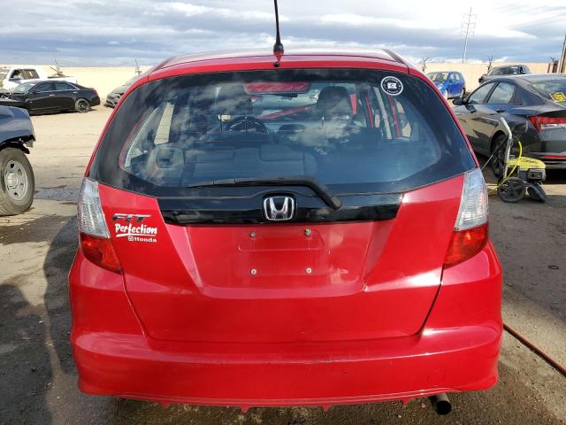 JHMGE8H3XDC075479 - 2013 HONDA FIT RED photo 6