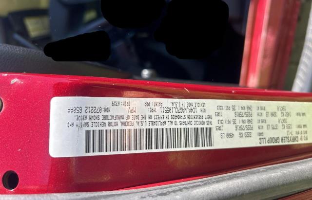 1C4AJWAG7CL105511 - 2012 JEEP WRANGLER SPORT RED photo 10