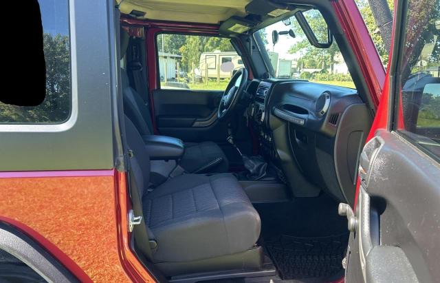1C4AJWAG7CL105511 - 2012 JEEP WRANGLER SPORT RED photo 5
