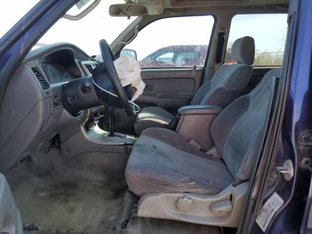 JT3GN86RX20221763 - 2002 TOYOTA 4RUNNER SR5 Mavi fotoğraf 7