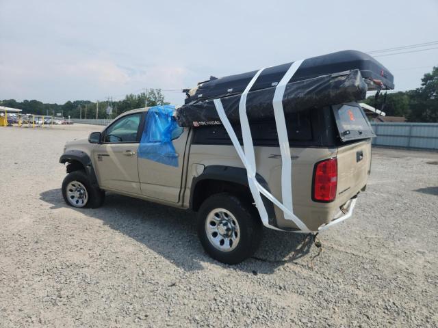 1GCGTEEN8M1146704 - 2021 CHEVROLET COLORADO ZR2 BEIGE photo 2