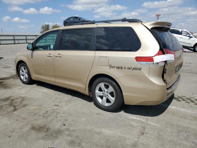 5TDKK3DCXCS219252 - 2012 TOYOTA SIENNA LE 金色 照片 2