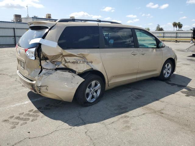 5TDKK3DCXCS219252 - 2012 TOYOTA SIENNA LE 金色 照片 3