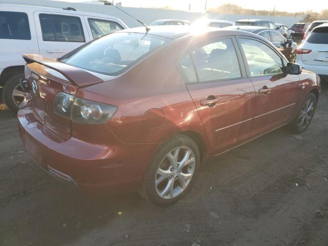 JM1BK32G381185553 - 2008 MAZDA 3 I RED photo 3