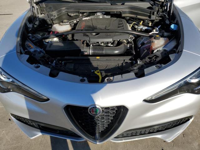 ZASPAKBN9L7C74297 - 2020 ALFA ROMEO STELVIO TI SILVER photo 12