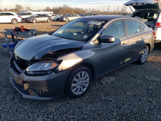 3N1AB7AP4JY293205 - 2018 NISSAN SENTRA S GRAY photo 1