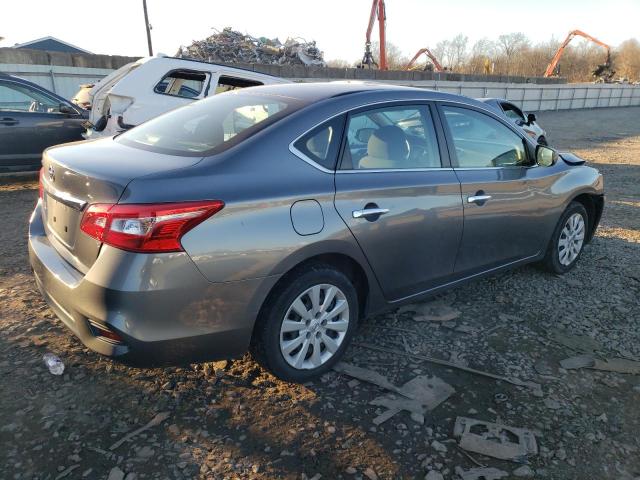 3N1AB7AP4JY293205 - 2018 NISSAN SENTRA S GRAY photo 3