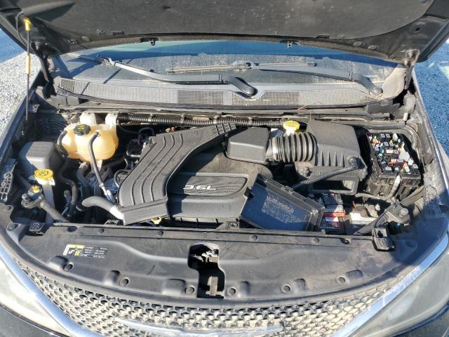 2C4RC1EG1HR584565 - 2017 CHRYSLER PACIFICA TOURING L PLUS BLACK photo 12