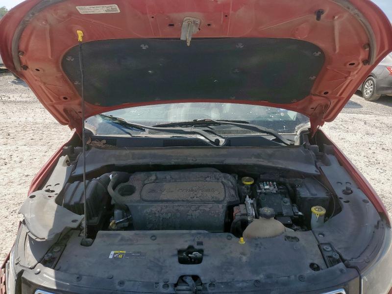 3C4NJCBB4HT597963 - 2017 JEEP COMPASS LATITUDE წითელი ფოტო 12