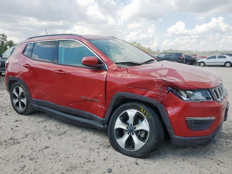 3C4NJCBB4HT597963 - 2017 JEEP COMPASS LATITUDE წითელი ფოტო 4