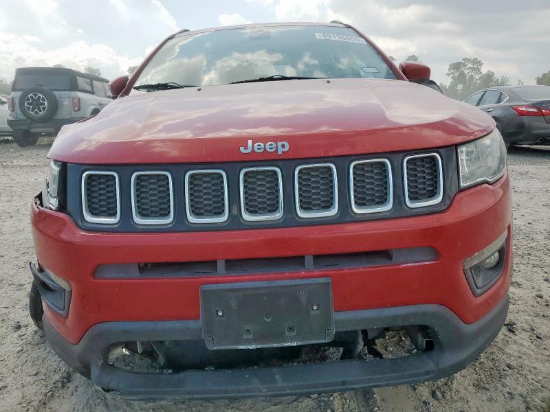 3C4NJCBB4HT597963 - 2017 JEEP COMPASS LATITUDE წითელი ფოტო 5