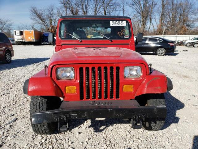 1J4FY19P7RP414366 - 1994 JEEP WRANGLER / S RED photo 5