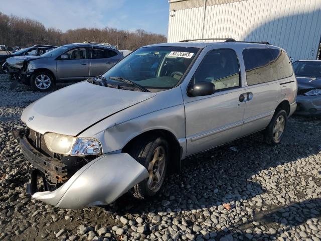 4N2ZN15T02D820329 - 2002 NISSAN QUEST GXE SILVER photo 1