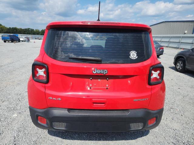 ZACCJBAB4JPH14957 - 2018 JEEP RENEGADE SPORT Қызыл фото 6