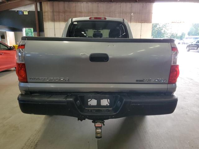 5TBDT44136S543442 - 2006 TOYOTA TUNDRA DOUBLE CAB SR5 SILVER photo 6