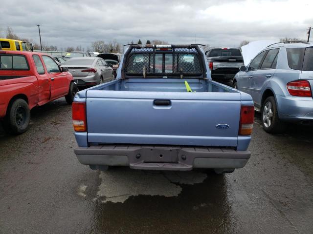 1FTCR10A6VUA40374 - 1997 FORD RANGER BLUE photo 6