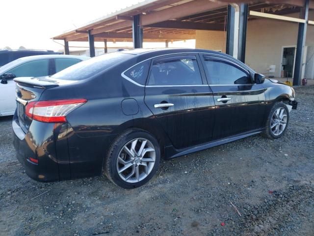 3N1AB7AP4DL739595 - 2013 NISSAN SENTRA S BLACK photo 3